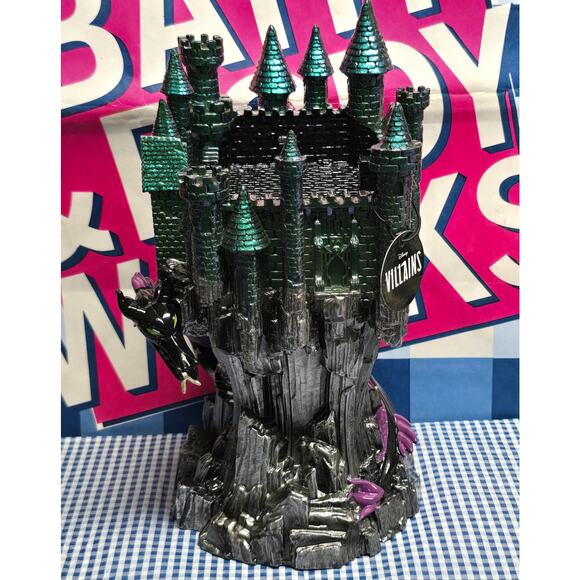 BBW Disney Villain Maleficent Dragon Castle Large 3 Wick Candle Pedestal Holder - Picture 1 of 7
